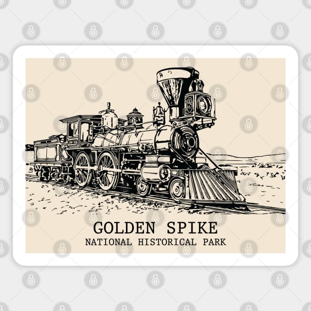Golden Spike National Historical Park Magnet by Lakeric